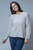 Avalin White Cotton Sweater
