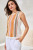 Tribal Textured Stripe Sleeveless Sweater