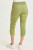 XCVI Lime Poplin Ruched Crop