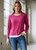 Nally & Millie Basic Tee with White Contrast