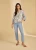  French Dressing Floral Scroll Raglan Sleeve Top