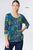Et' Lois Blue Square Soft Knit Top