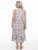 Shannon Passero Liquid Ikat Sleeveless Collar Layered Dress