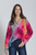 APNY Bright Blossom Johnny Collar Blouse