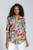 APNY Colorful Flowers Cotton Shirt
