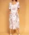 La Maison Linen Floral Print Dress