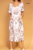 La Maison Linen Floral Print Dress