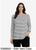 Cut Loose Black Stripe Doublecloth Side Vent Top