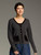 Cut Loose Marled Sweater Knit Crop Pocket Cardigan