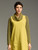 Cut Loose Marled Sweater Knit Cowl Neck Pullover