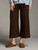 Cut Loose Marled Sweater Knit Cropped Pant