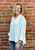 Shana White Airflow Henley Blouse
