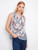 Charlie B Bella Ruffle Collar Sleeveless Top