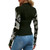 Anita Bradley Black Celestial & Yoga Hands Mesh Top