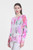 TINA Stephens Washed Dots Pink Batwing Sweater