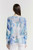 TINA Stephens Washed Dots Blue Batwing Sweater