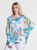 TINA Stephens Hearts & Squares Batwing Sweater