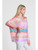 TINA Stephens Lines & Hearts Batwing Sweater