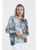TINA Stephens Post Card Batwing Sweater