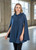 Nally & Millie Brushed Open Front Split Sleeve Jacket