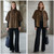 Nally & Millie Printed Leopard Fleece Poncho