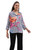 Parsley & Sage Floral Stripe French Terry Henley Top