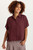 XCVI Raisin Linen Henley Top
