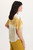 XCVI Mustard Tie-Dye Slub Jersey Top