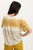 XCVI Mustard Tie-Dye Slub Jersey Top