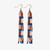 Ink + Alloy Check Petite Beaded Fringe Earrings