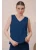 Avani del Amour Denim Cotton V-Neck Tank