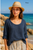 Linen Cotton House Crop Top