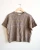 The Endery Pebble Wiggle Stripe Knit Grid Tee
