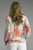 Tempo Paris Orange Blossom Henley Shirt