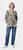 Inoah Pinball-Pop Grey Knit French Terry Hoodie Top