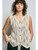 POL Natural Cotton Crochet Vest
