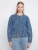 Charlie B Quilted Tencel Denim Bomber Jacket