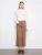 Charlie B Truffle Stretch Cotton Crop Pant