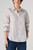 Liverpool Espresso Stripe Scrunch Sleeve Shirt