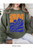 Refinery Blue & Orange Floral Sweatshirt
