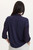 XCVI Navy Tie Front Shirt