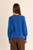 Molly Bracken Royal Henley Button Sweater