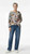Inoah Golden Woods Uneven Hem Top