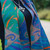 In Style Turquoise Merino Wool Scarf