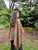 In Style Fuchsia Bird Merino Wool Poncho