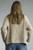 Tempo Paris Beige Open Weave Mock Neck Sweater