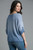 Tempo Paris Sky Metallic Mixed Top