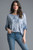 Tempo Paris Sky Metallic Mixed Top