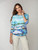 Carine Harbor Morning Crinkle Top