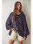 By Together Navy Tie Front Cardigan